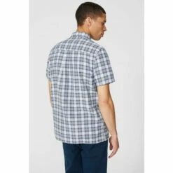 Mantaray Textured Mini Grid Check Shirt For Male -Cheap Mantaray Store unnamed file 626