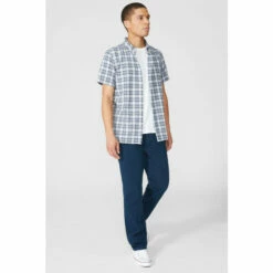 Mantaray Textured Mini Grid Check Shirt For Male -Cheap Mantaray Store unnamed file 627
