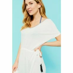 Mantaray Cotton Slub Cover Up For Female -Cheap Mantaray Store unnamed file 6270