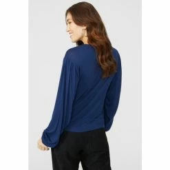 Mantaray Lace Insert Long Sleeve Top For Female -Cheap Mantaray Store unnamed file 6308