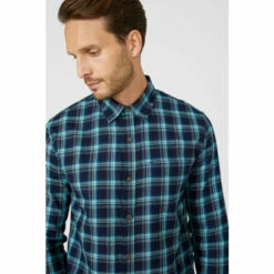 Mantaray Dark Based Shadow Check Shirt For Male -Cheap Mantaray Store unnamed file 632