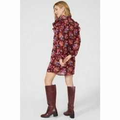 Mantaray Printed Tunic Dress With Frill Detail For Female -Cheap Mantaray Store unnamed file 6366