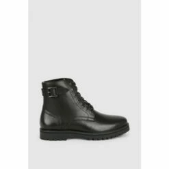 Mantaray Jude Leather Buckle Detail Boot For Male