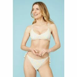 Mantaray Tile Print Padded Bikini Top For Female -Cheap Mantaray Store unnamed file 6387