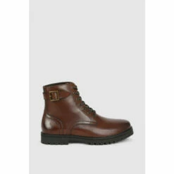 Mantaray Jude Leather Buckle Detail Boot For Male -Cheap Mantaray Store unnamed file 642