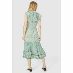 Mantaray Floral Leaf Mix & Match Crepe Dress For Female 10 Mantaray Floral Leaf Mix & Match Crepe Dress For Female -Cheap Mantaray Store unnamed file 6508