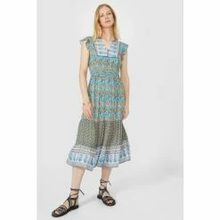 Mantaray Floral Leaf Mix & Match Crepe Dress For Female 13 Mantaray Floral Leaf Mix & Match Crepe Dress For Female -Cheap Mantaray Store unnamed file 6511