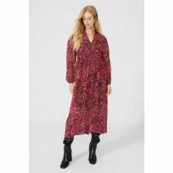 Mantaray Ikat Paisley Printed Midi Dress For Female