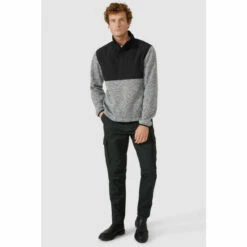 Mantaray Honeycomb Zip Neck Fleece For Male -Cheap Mantaray Store unnamed file 653