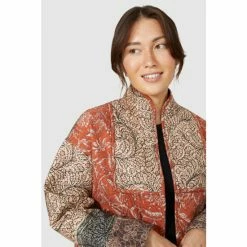 Mantaray Mix & Match Print Quilted Jacket For Female -Cheap Mantaray Store unnamed file 6557