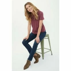 Mantaray Crochet Bib Front T-shirt For Female -Cheap Mantaray Store unnamed file 6574