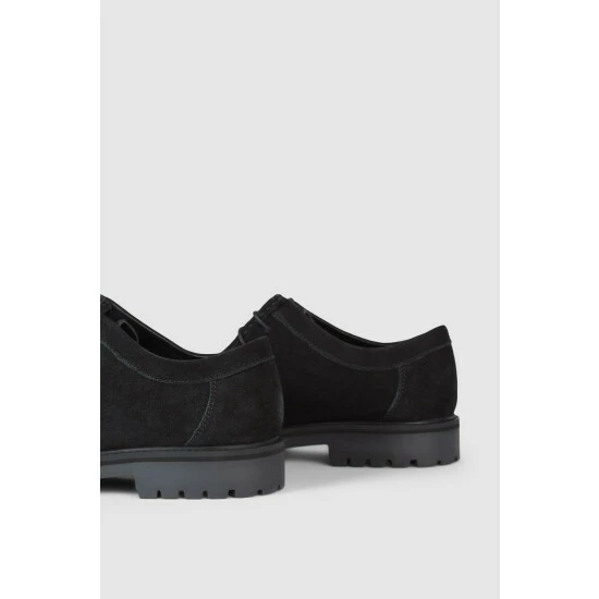 Mantaray Alston Suede Apron Front Lace Up Shoe For Male 4 Mantaray Alston Suede Apron Front Lace Up Shoe For Male - Image 4