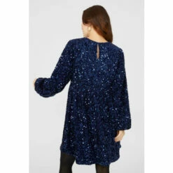 Mantaray Sequin Velvet Tunic Dress For Female -Cheap Mantaray Store unnamed file 659