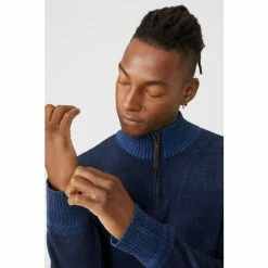 Mantaray Twist Zip Neck Jumper For Male -Cheap Mantaray Store unnamed file 6597