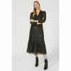 Mantaray Clipped Detail Midi Dress For Female