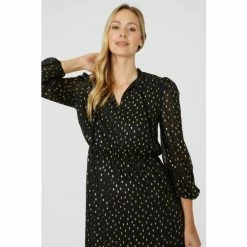 Mantaray Clipped Detail Midi Dress For Female -Cheap Mantaray Store unnamed file 6603