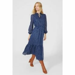 Mantaray Clipped Detail Midi Dress For Female -Cheap Mantaray Store unnamed file 6607