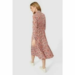 Mantaray Multi Print Long Sleeve Collared Dress For Female -Cheap Mantaray Store unnamed file 6635