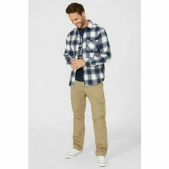 Mantaray Shadow Check Overshirt For Male -Cheap Mantaray Store unnamed file 680