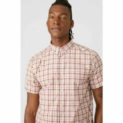 Mantaray Orange Check Shirt For Male -Cheap Mantaray Store unnamed file 692