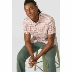 Mantaray Orange Check Shirt For Male -Cheap Mantaray Store unnamed file 694