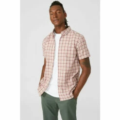 Mantaray Orange Check Shirt For Male -Cheap Mantaray Store unnamed file 695