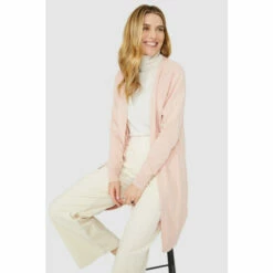 Mantaray Contrast Moss Stitch Longline Cardigan For Female -Cheap Mantaray Store unnamed file 7