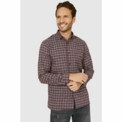 Mantaray Brushed Mini Grid Check Shirt For Male
