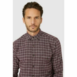 Mantaray Brushed Mini Grid Check Shirt For Male -Cheap Mantaray Store unnamed file 703