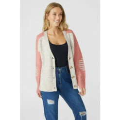 Mantaray Contrast Sleeve Button Through V Cardigan For Female 13 Mantaray Contrast Sleeve Button Through V Cardigan For Female -Cheap Mantaray Store unnamed file 751