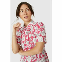Mantaray Floral Print Shirt Dress For Female -Cheap Mantaray Store unnamed file 754
