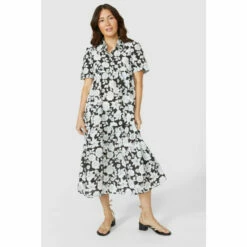 Mantaray Floral Print Shirt Dress For Female -Cheap Mantaray Store unnamed file 758