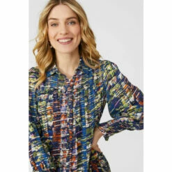 Mantaray Floral Print Button Through Shirt Midi Dress For Female -Cheap Mantaray Store unnamed file 762