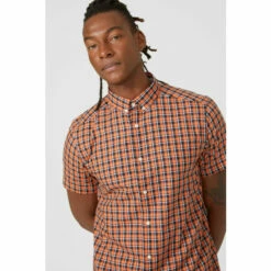 Mantaray Mini Double Check Shirt For Male
