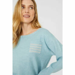 Mantaray Slash Neck Jumper With Contrast Pocket For Female -Cheap Mantaray Store unnamed file 787
