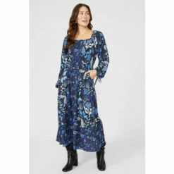 Mantaray Mix & Match Print Long Sleeve Dress For Female -Cheap Mantaray Store unnamed file 797