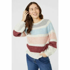 Mantaray Chunky Nep Stripe Crew Neck Jumper For Female 13 Mantaray Chunky Nep Stripe Crew Neck Jumper For Female -Cheap Mantaray Store unnamed file 837