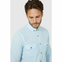 Mantaray Slub Textured Long Sleeve Shirt For Male -Cheap Mantaray Store unnamed file 840