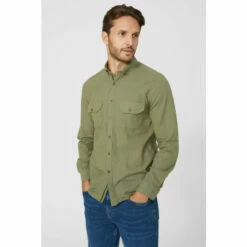 Mantaray Slub Textured Long Sleeve Shirt For Male -Cheap Mantaray Store unnamed file 844