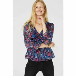 Mantaray Floral Printed Chiffon Top For Female -Cheap Mantaray Store unnamed file 891