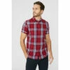 Maine Grid Check Shirt For Male