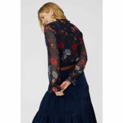 Mantaray Floral Print Lace Trim Dobby Frill Neck Blouse For Female 10 Mantaray Floral Print Lace Trim Dobby Frill Neck Blouse For Female -Cheap Mantaray Store unnamed file 912