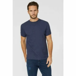 Mantaray Slub Crew Neck T-shirt With Dorito For Male