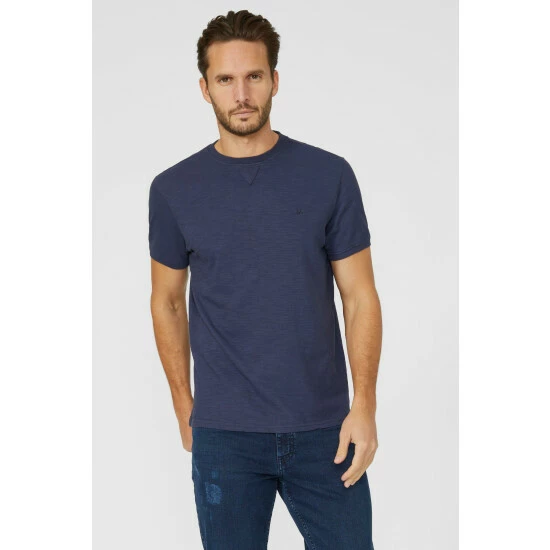 Mantaray Slub Crew Neck T-shirt With Dorito For Male 1 Mantaray Slub Crew Neck T-shirt With Dorito For Male