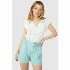 Mantaray Belted Twill Short For Female -Cheap Mantaray Store unnamed file 941