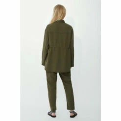 Mantaray Tencel Shirt With Tie Waist For Female -Cheap Mantaray Store unnamed file 951