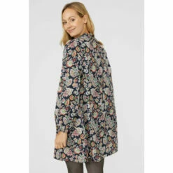 Mantaray Shirred Front Frill Neck Tunic Dress For Female -Cheap Mantaray Store unnamed file 983