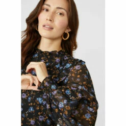Mantaray Multi Floral Print Chiffon Tunic Dress For Female -Cheap Mantaray Store unnamed file 988